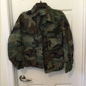 COPY - Genuine BDU, green camouflage, winter  or summer tops.